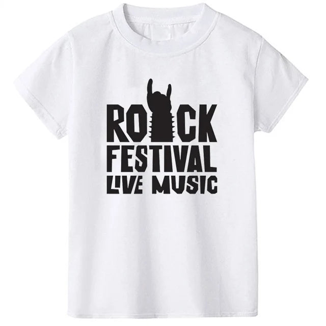 Children's Cotton T-Shirt Skull Print 2-10Y 2024