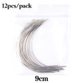 Alileader Wholesale Curved Needle For Hair Weaving Cap Wigs Needles For Hair Extension 12Pcs/Pack 6Cm/9Cm C-Type Needles Tools