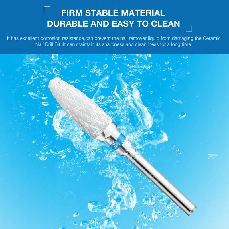 Ceramic Nail Drill Bit Milling Cutter