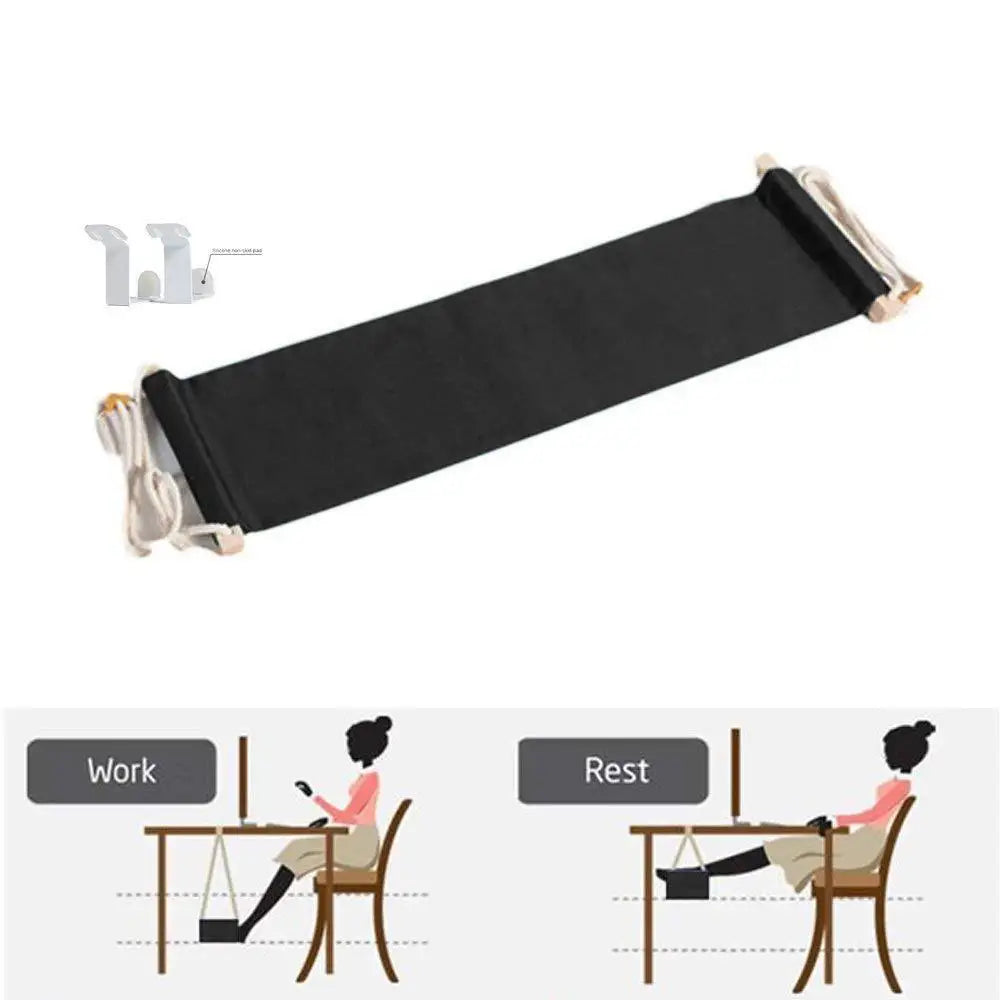Creative Foot Hammock Comfortable Adjustable Desk Rest Feet Hammock Home Outdoor Portable Put Foot Seat Hanging Pad Accessories