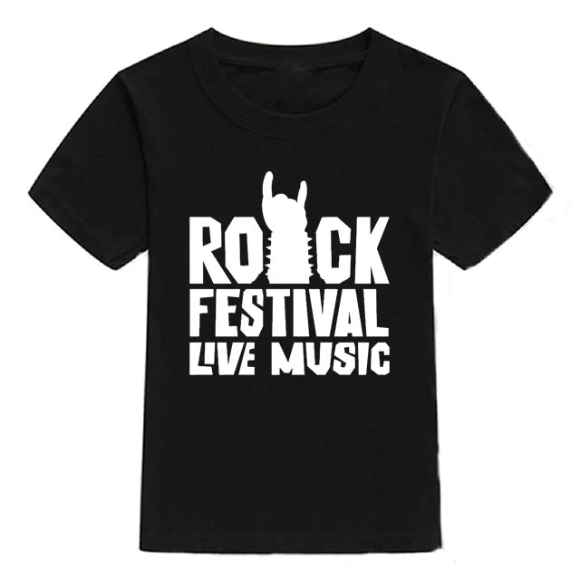 Children's Cotton T-Shirt Skull Print 2-10Y 2024
