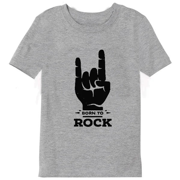 Children's Cotton Skull Print T-shirt 2-10Y