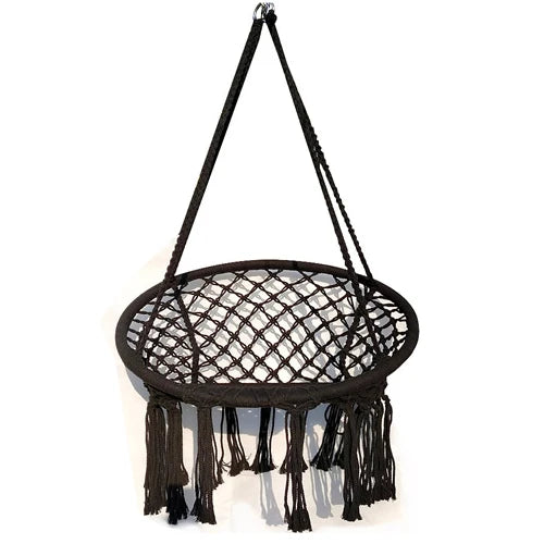 150 KG Nordic Garden Swing 그네 Cotton Rope Hammock Hanging Chair Handmade Knitted Indoor Outdoor كرسي Swing Bed Outdoor Furniture