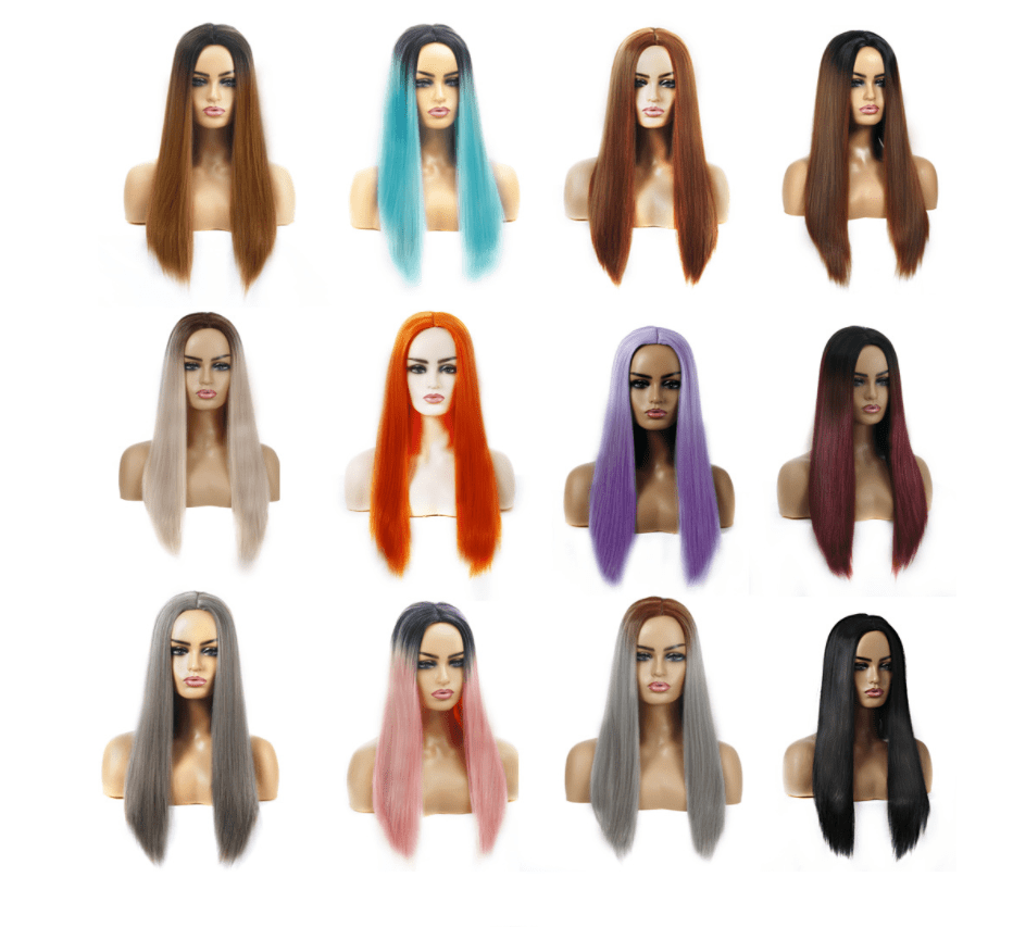 Long Straight Synthetic Hair Wig