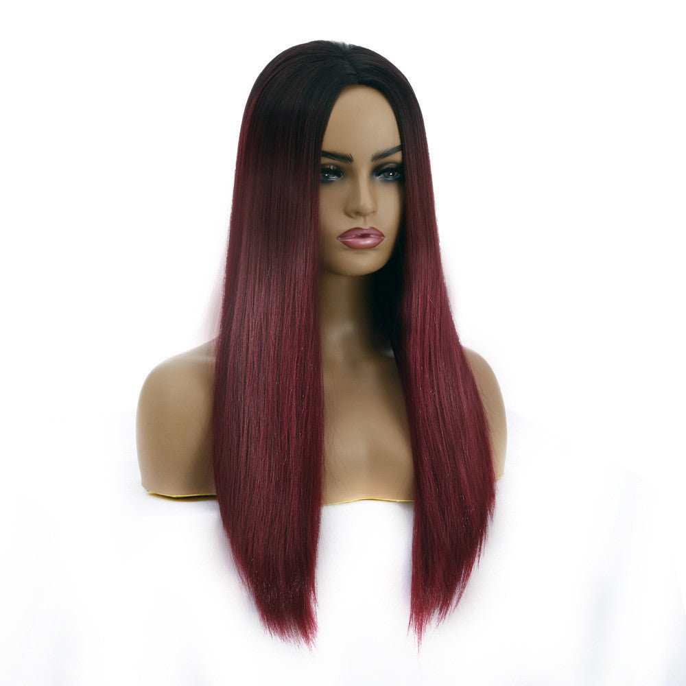Long Straight Synthetic Hair Wig
