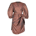Power Bordeaux Red Wrap Dress – Elegant Women’s Dress