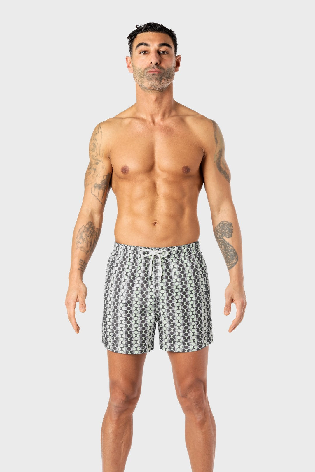 Dots Mid-Length Swim Shorts - MARDA