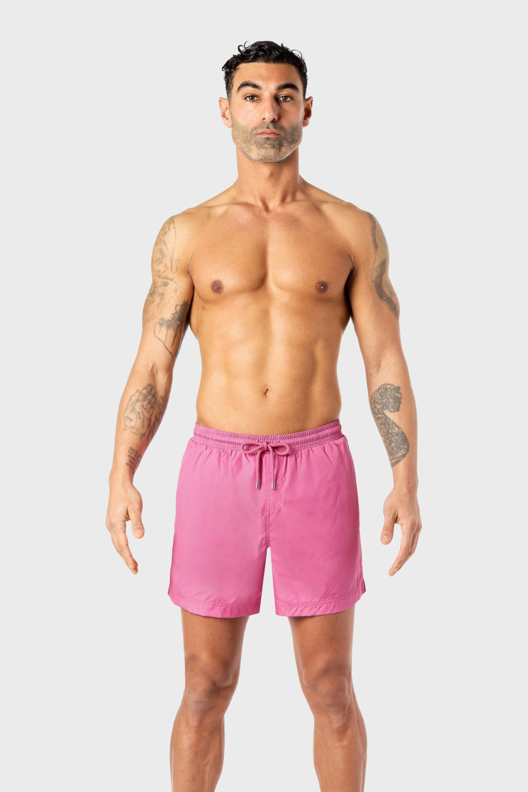 Pink Mid-Length Swim Shorts - MARDA