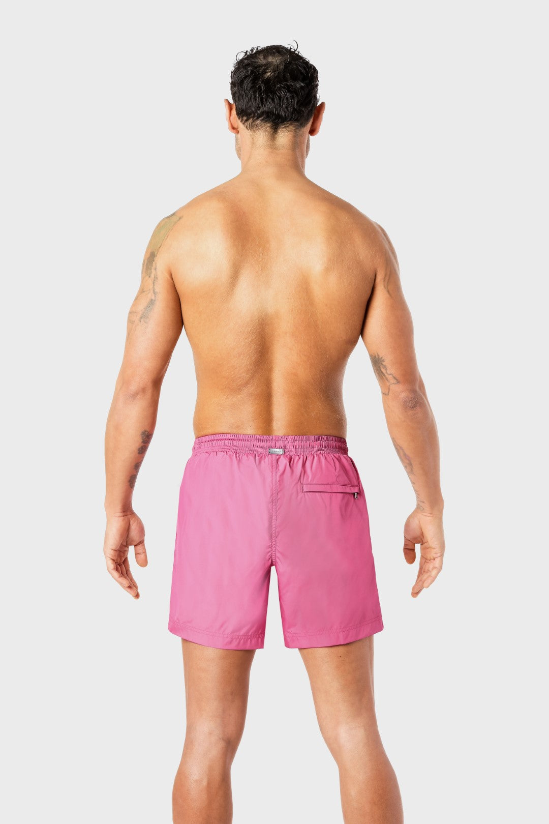 Pink Mid-Length Swim Shorts - MARDA