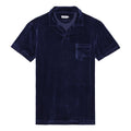 Navy Terry Polo Shirt