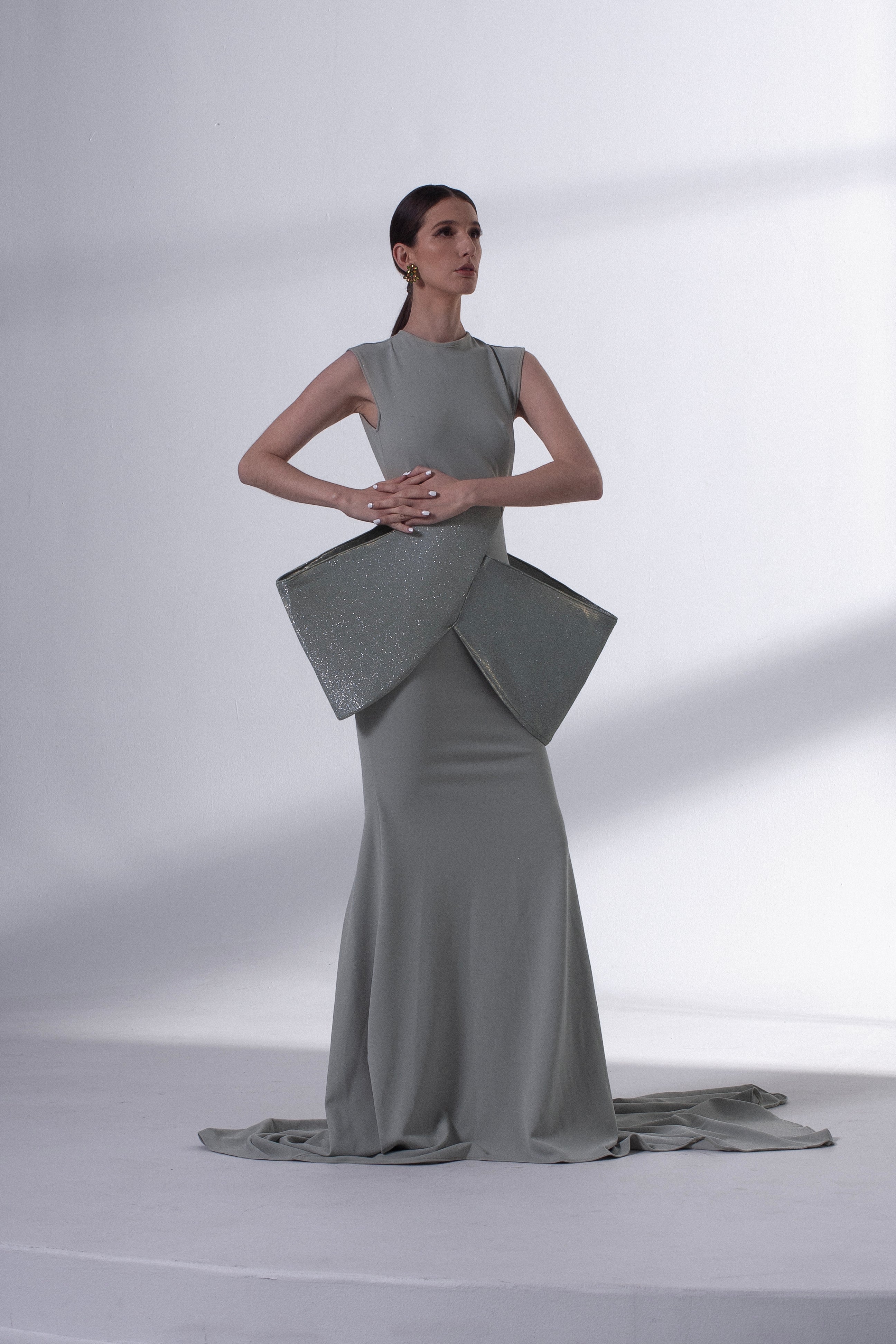 Structured Tie Back Dress
