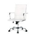 White Gaming Office Chair Mid Back