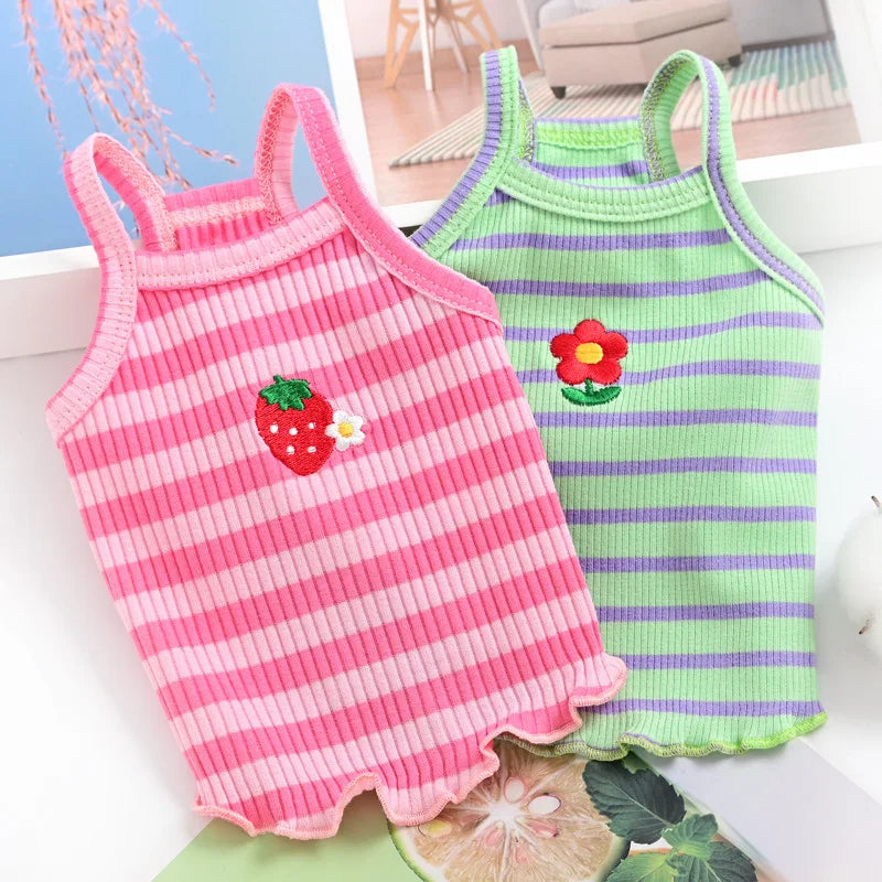 Small Dog Dresses Princess Clothes for Puppy Vest Floral Costume for Medium Pet Pomeranian Chihuahua Ropa Perro Skirt