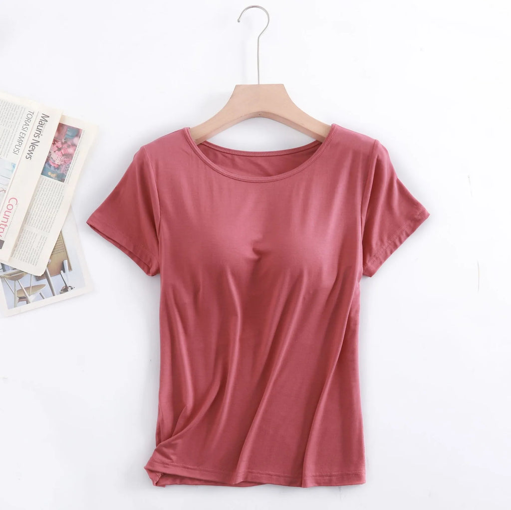 Women's Summer Pajama Top Short Sleeve M-4XL