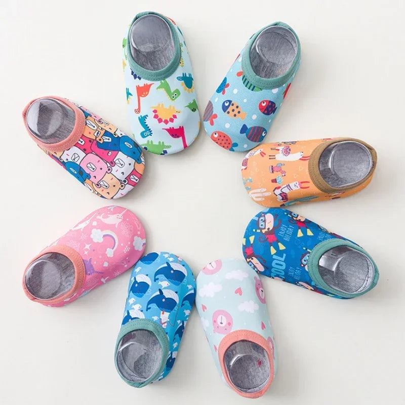 Children Beach Shoes Baby Soft Floor Indoor Slipper Snorkeling Swim Socks Boys and Girls Anti-slip Home Barefoot Kids Slippers