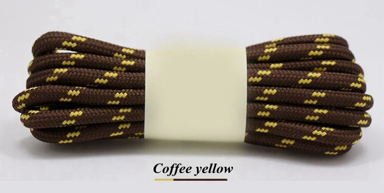 1Pair Round Shoelaces Durable Polyester Shoelace Outdoor Boots Sneakers Laces for Shoes 100/120/140/160cm Shoe Accessories