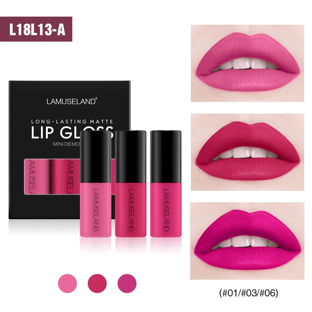 Mini Liquid Lip Gloss 12 Colors Matte 24H