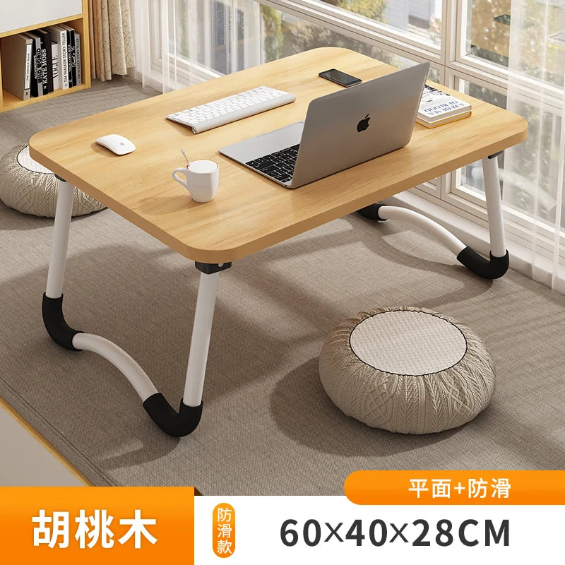 Bed Desk Lazy Portable Computer Desk Home Folding Table Bedroom Bay Window Sitting Small Table Student Dormitory Study Table