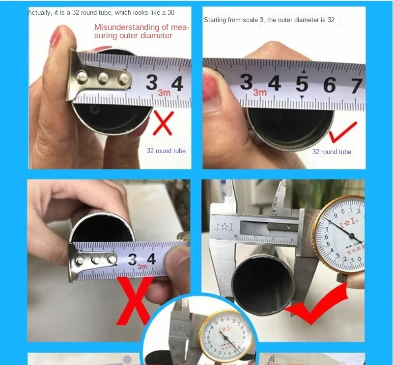 Round Steel Pipe Plastic Hole Plug 2-20pcs