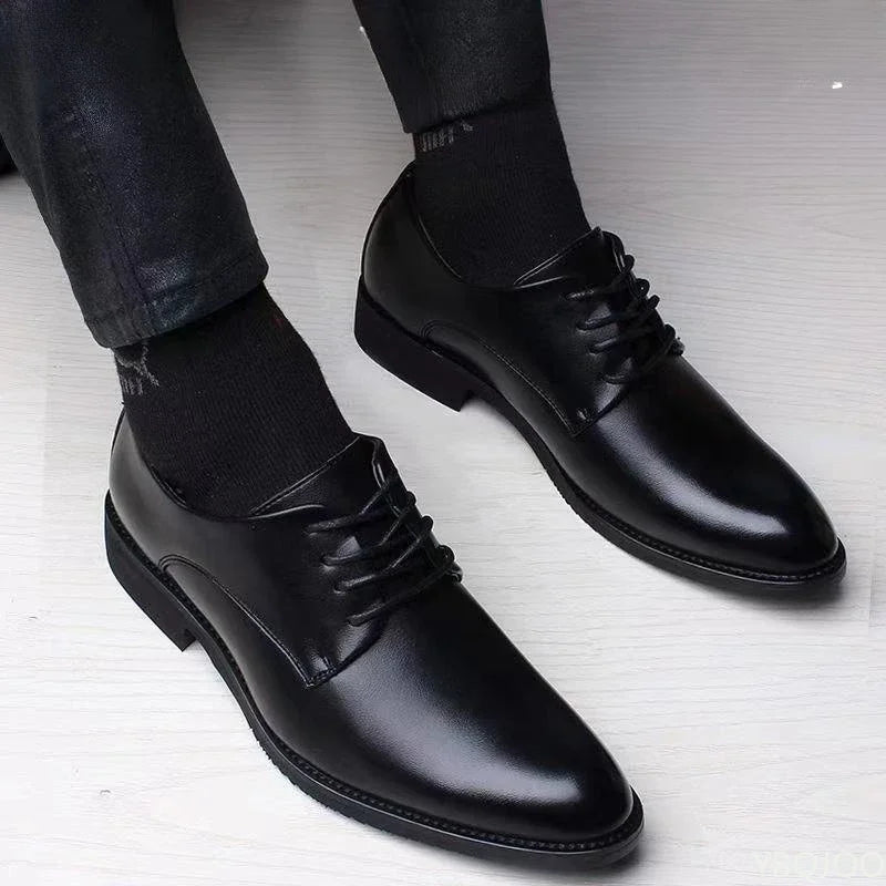 Men Heightening Shoes Business Casual 2025
