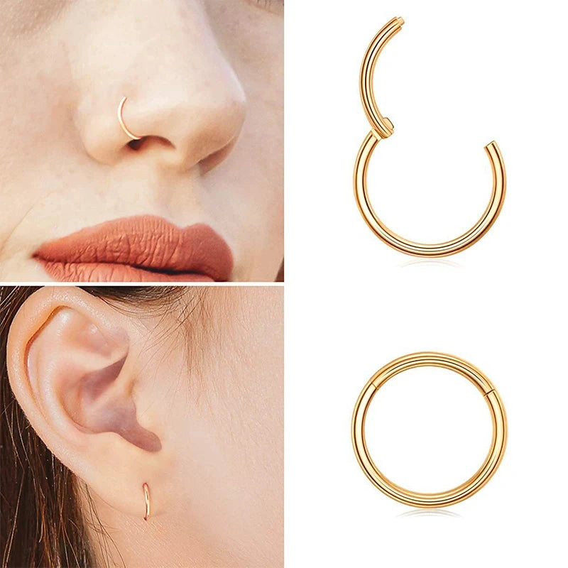 Stainless Steel Hoop Piercing - Nose, Septum & Cartilage