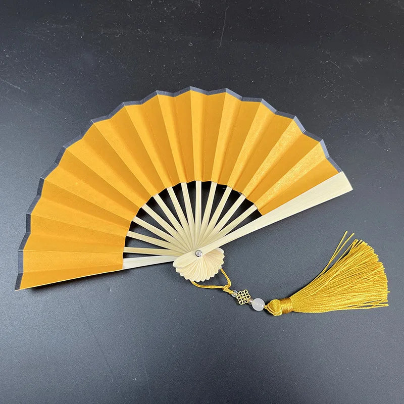 4-6 Inch Mini Folding Fan Portable DIY Painting Children'S Fan Ancient Style Held Dance Fans Party Wedding Summer Fan Accessorie