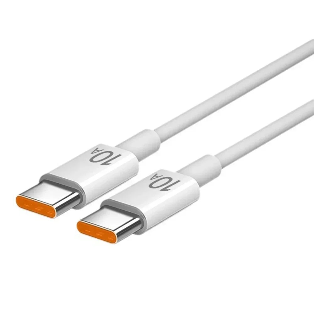 Universal 120W 10A Fast Charger PD Dual USB C To Type C Quick Charging Cable High-speed Data Transfer Wire Cord