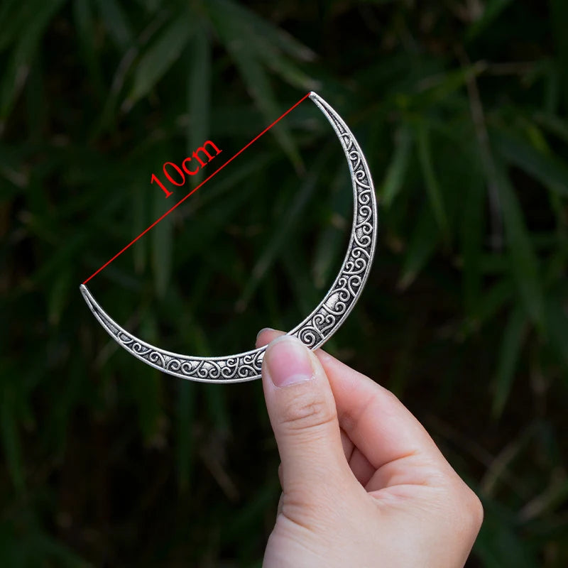 Filigree Celtics Moon Hair Forks For Women Viking Raven 3D Mandala Yoga Hair Sticks Unique Design Hairpin