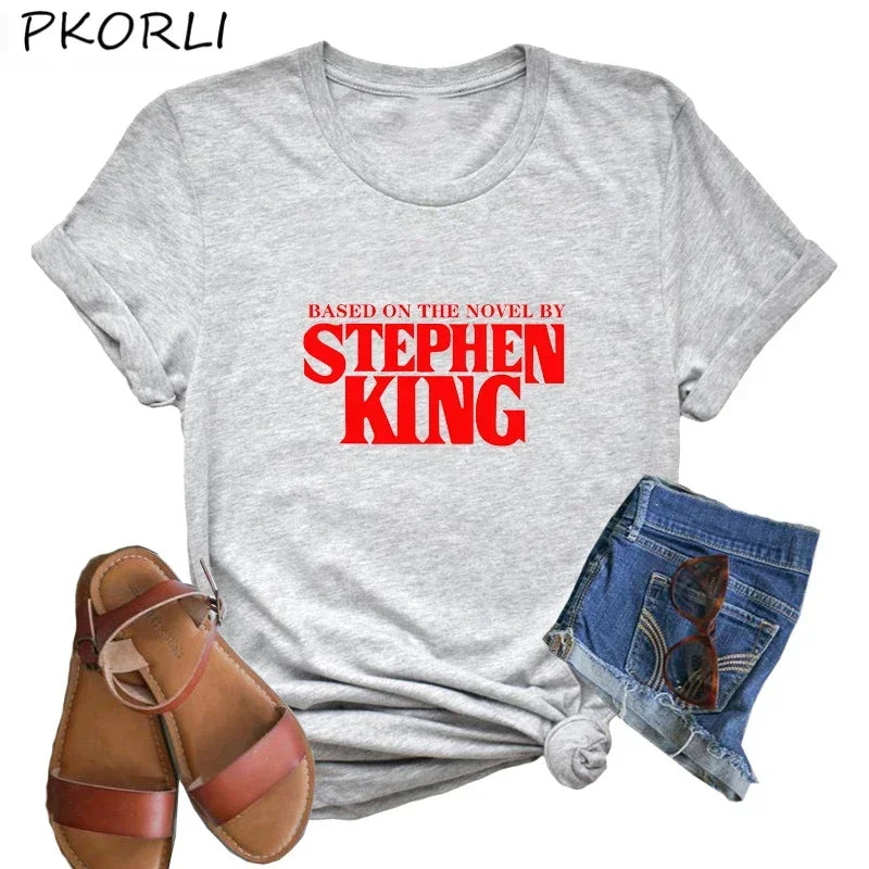 Stephen King T-Shirt Harajuku Horror Tee