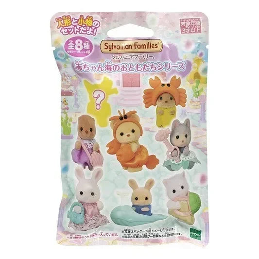 Sylvanian Families Baby Doll Dress Up Fashionable Hairstyle Doll Sylvania Toy For Girls Room Ornament Chritsmas Gift For Kid