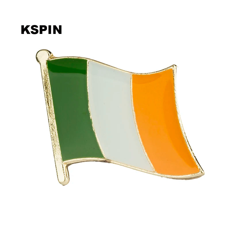 France Metal Flag Lapel Pin Badges For Clothes Rozet Set Brooch In Brooches KS-0057