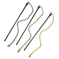 Cat Toy Interactive Teasing Rod with Rope for Cats to Chew and Chase Kitten Teaser Toy Pet Cats Wand Toys Stick Toy