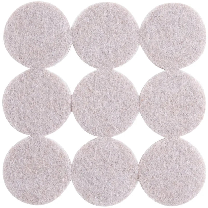 Self Adhesive Felt Chair Leg Pads Floor Protectors Furniture Legs Table Leg Covers Round Bottom Anti-Slip Pads Chair Socks Feet