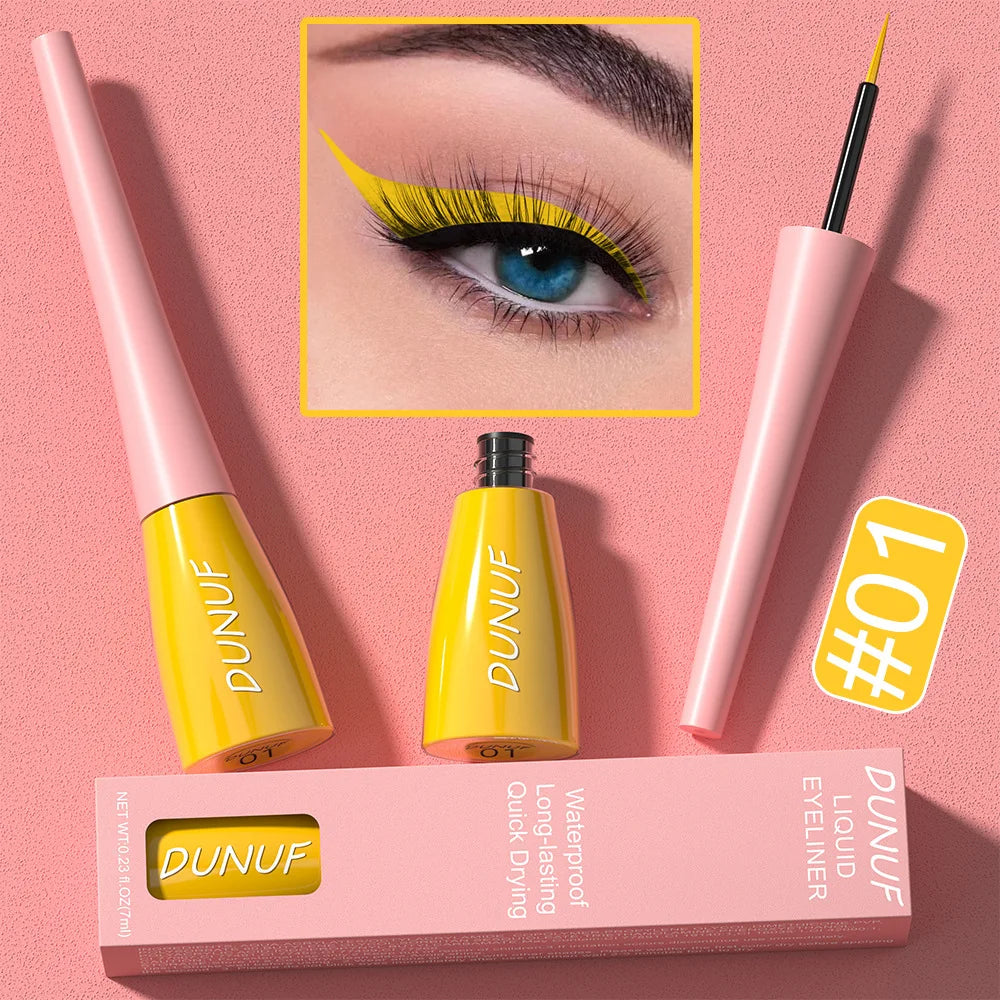 Colourful Liquid Eyeliner Waterproof Matte 7ML