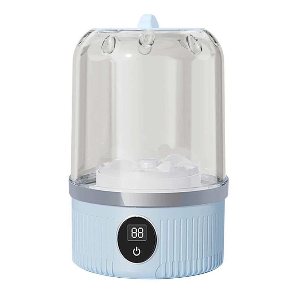 Underwear Washer with Laundry Cup Cordless Small Washing Machine Rechargeable Mini Special Washer for Travel Home and Dormitory