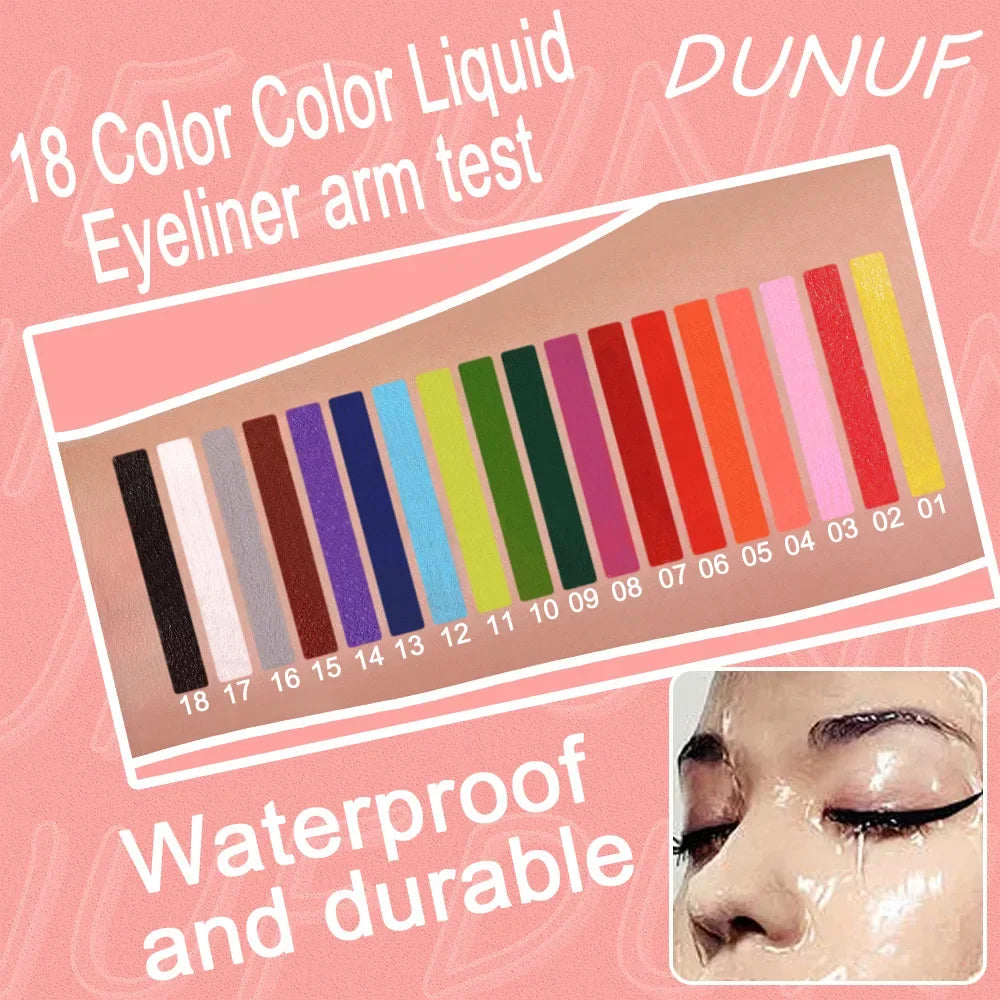 Liquid Blue Eyeliner Pencil Waterproof