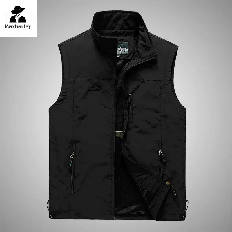 Men Outdoor Leisure Sleeveless Fishing Vest