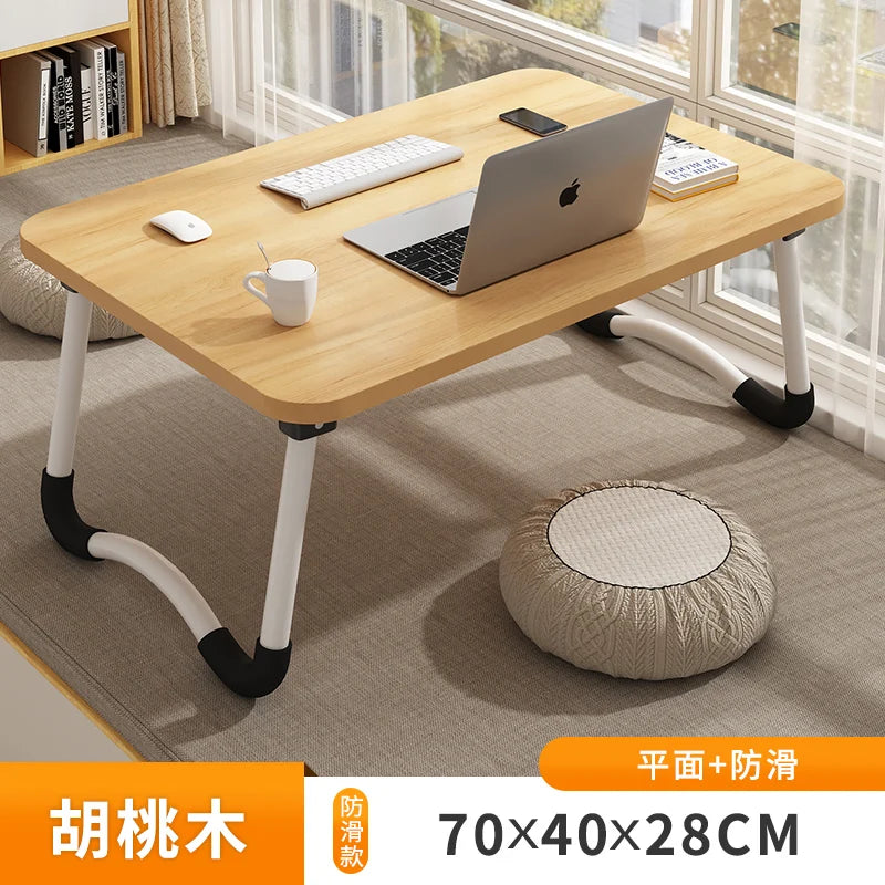 Bed Desk Lazy Portable Computer Desk Home Folding Table Bedroom Bay Window Sitting Small Table Student Dormitory Study Table