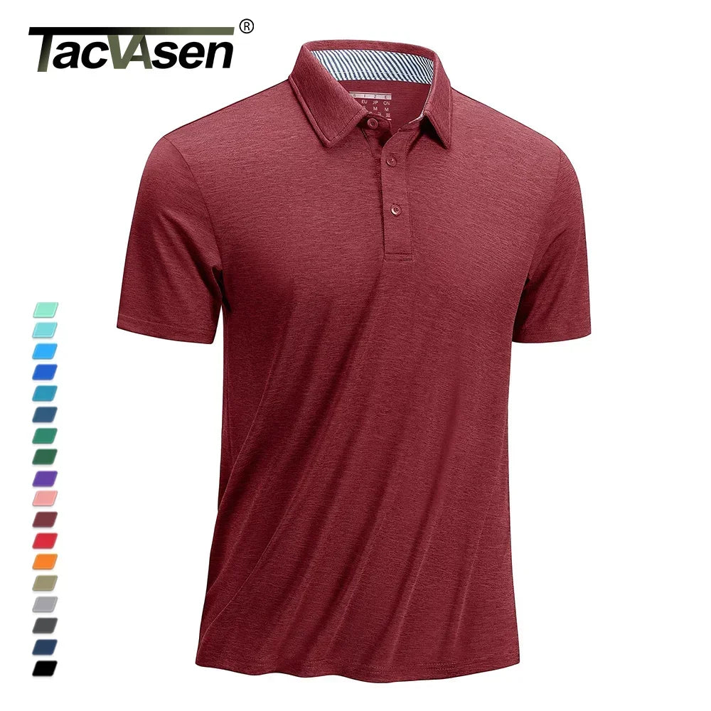 Summer Polo Shirt Quick Dry Golf Fishing
