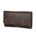 Cowhide Leather Waist Bag Phone Holder Casual  6.7'' Phone Waist Belt For iPhone Samsung Galaxy Zipper Pocket Cellphone Holster