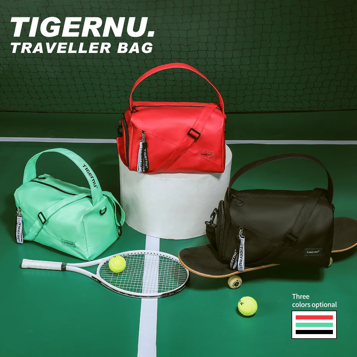 Tigernu Women's Sports Gym Bag with Shoe Compartment