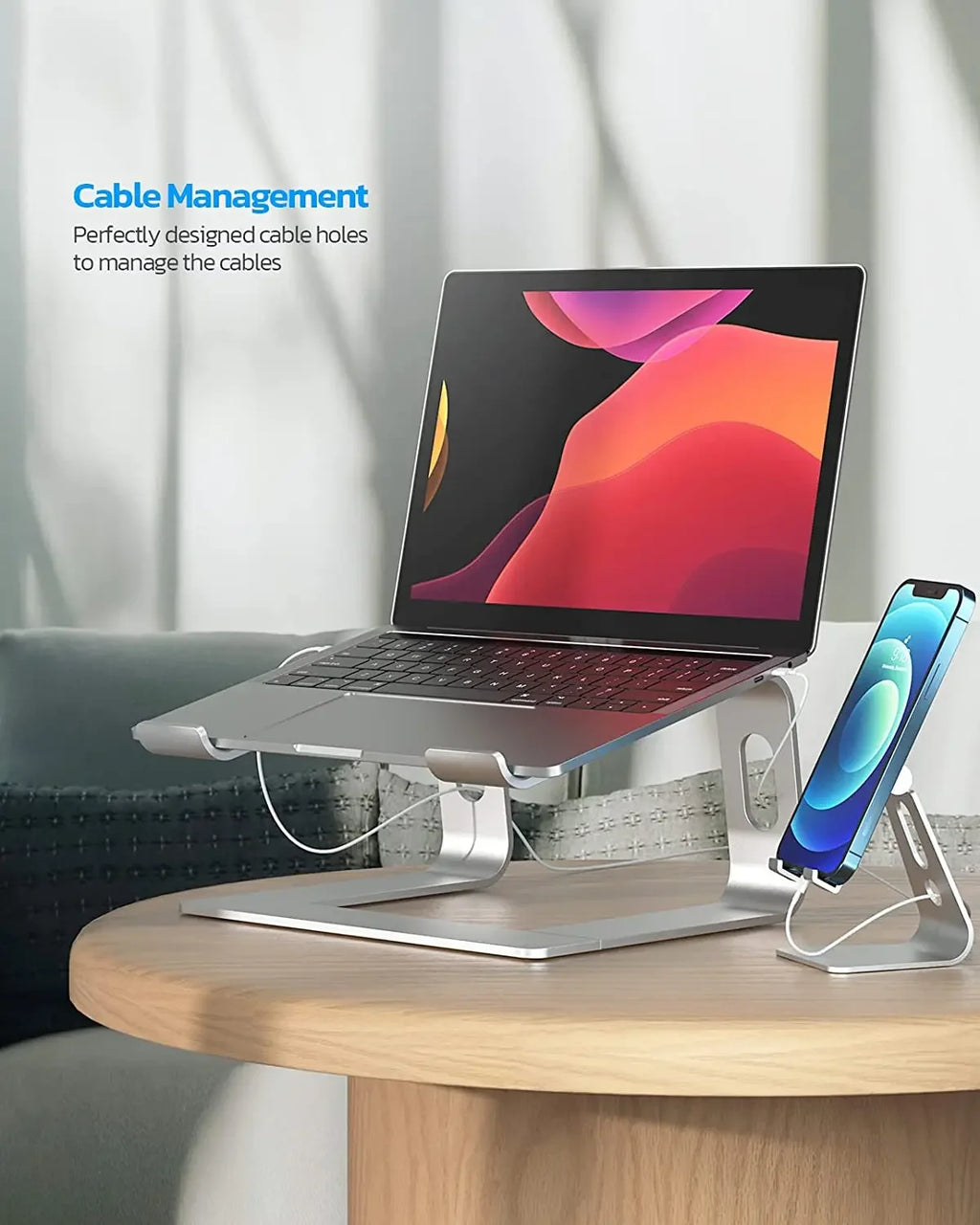 Ergonomic Aluminum Laptop Stand