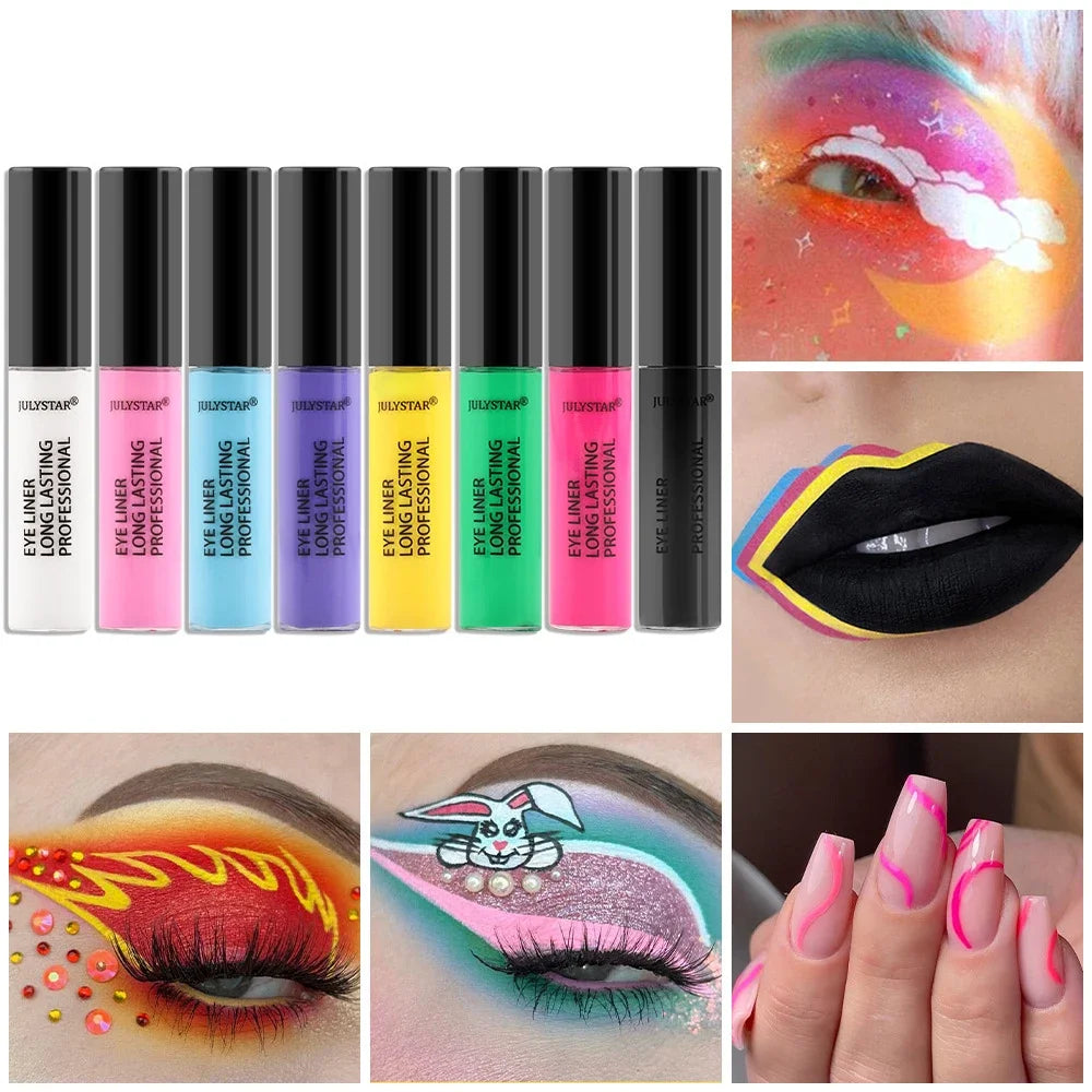 8 Color Liquid Eyeliner Pencil Waterproof