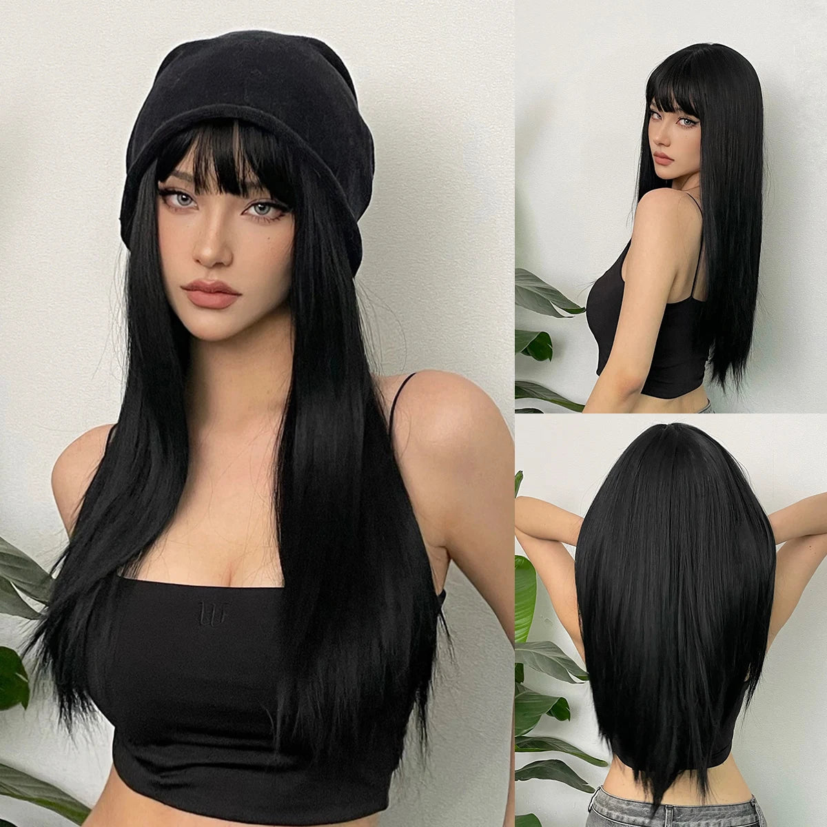 Light Blonde Straight Synthetic Wig - Long