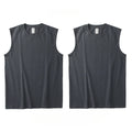 Cotton Vest Men's Tank Top 2pcs White