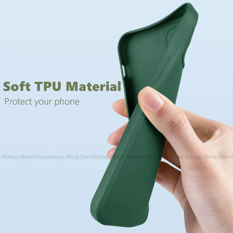 Funda For Xiaomi Redmi A3 Case For Xiaomi Redmi A3 Cover Original TPU Shockproof Liquid Silicone Protective Phone Back Cover