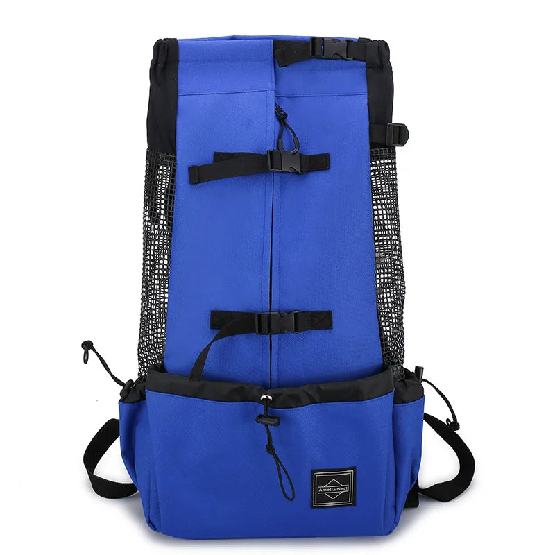Strong Nylon Dog Carrier Backpack for Small Medium Dogs High Quality Breathable Cycling Backpack for Outdoor Travel Pet Supplies