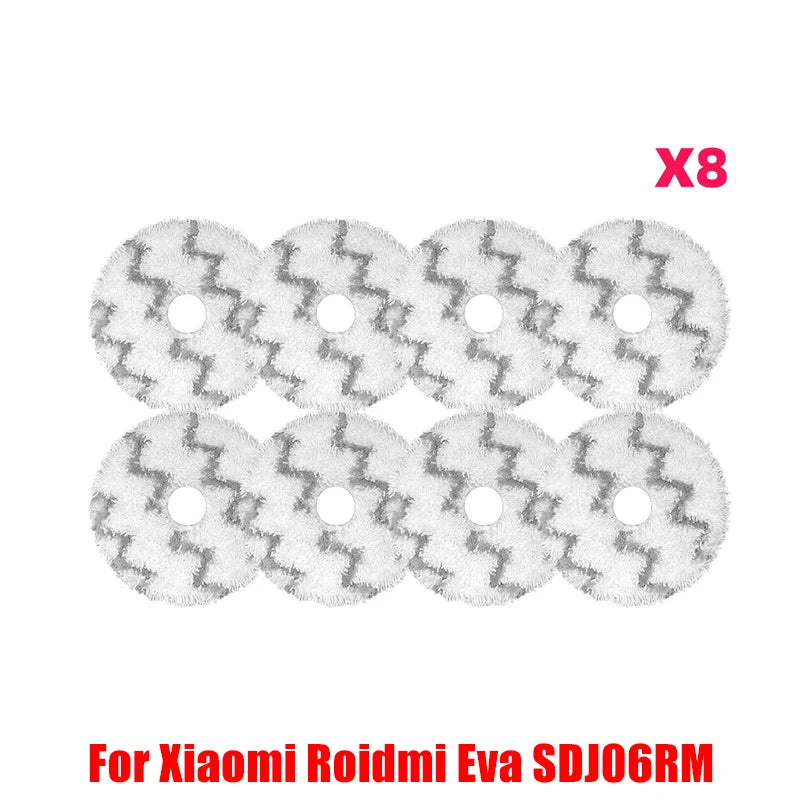 For XiaoMi RoidMi EVA Self-Cleaning Emptying Robot Vacuum SDJ06RM Spare Parts Hepa Filter Side Main Brush Mop Cloths Accessories