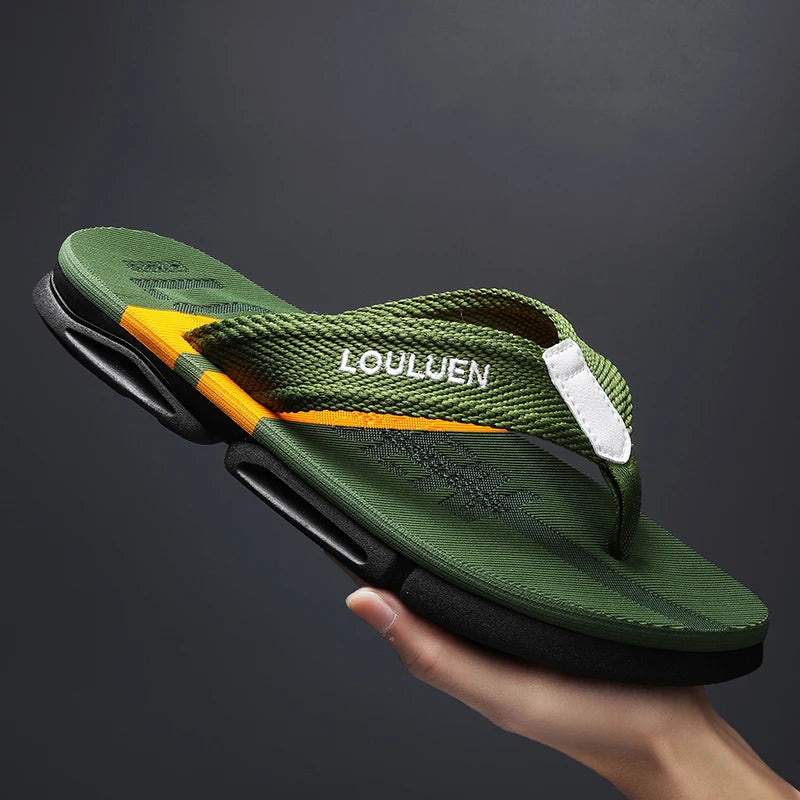 Men's Flip Flops Men Home Slippers Casual Beach Shoes Size 39-45