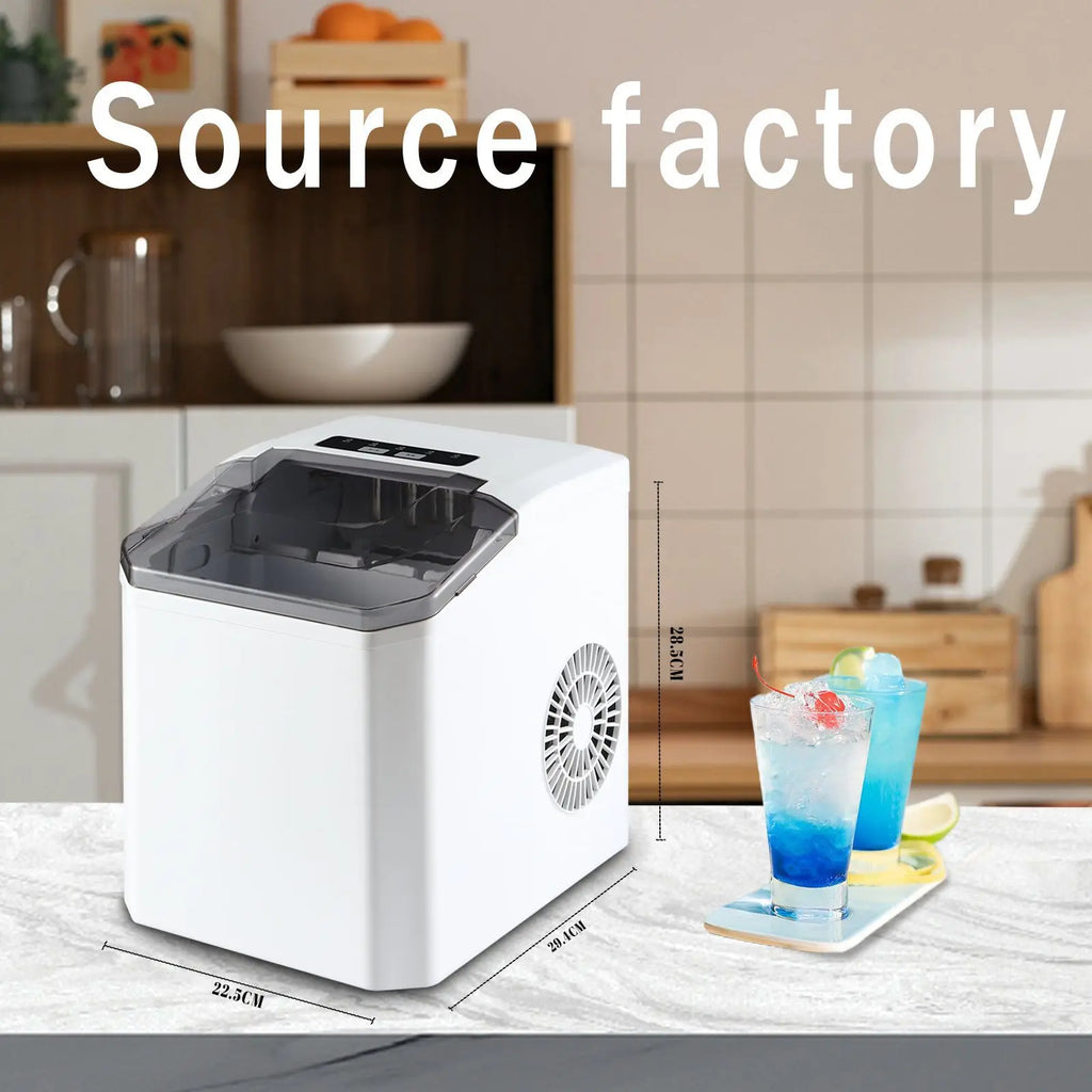 Countertop Ice Maker Machine Portable Ice Makers Countertop Make 12kg ice in 24 hrs Ice Cube Ready in 6-13 Mins